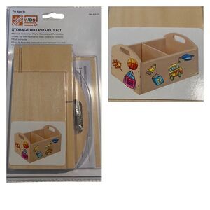 Kids Storage Box Project Craft Crafting Kit New in Package